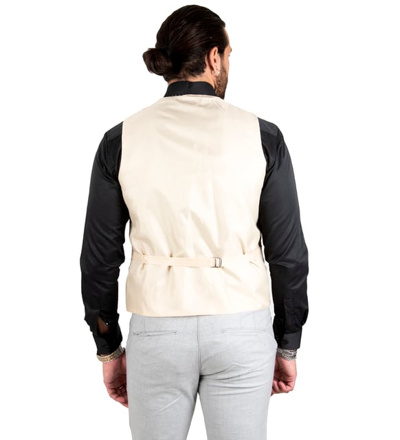 DeepSEA Erkek Nokta Desenli Slim Fit Cepken-Yelek 2200159