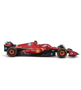 Burago 1:18 Ferrari SF-24 Formula 1 Yarış Arabası - 16-Charles Leclerc veya 55-Carlos Sainz