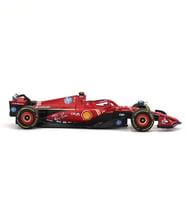 Burago 1:18 Ferrari SF-24 Formula 1 Yarış Arabası - 16-Charles Leclerc veya 55-Carlos Sainz