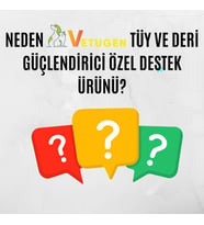 TÜY DÖKÜLMESİNİ ENGELLEYEN KEDİ VE KÖPEKLER İÇİN TÜY & DERİ GÜÇLENDİRİCİ ÖZEL DESTEK ÜRÜNÜ