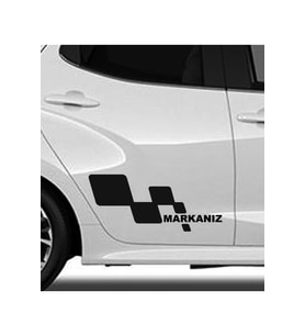 Bmw 2 Serisi sticker araç markalı spor görünüm 2li sağ sol set yapışkan