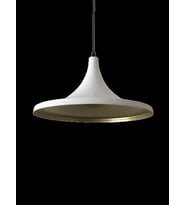MYLİGHTS  METAL SARKIT AVİZE BEYAZ İÇİ SARI  36 CM SARKIT (Siyah)