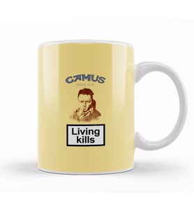 Albert Camus Tasse Kupa Bardak Porselen
