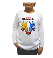 İsme Özel Brawl Stars Cerow Çocuk Tişört Uzun Kollu Unisex