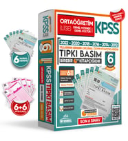 2024 KPSS ORTAÖĞRETİM-LİSE ÖSYM Çıkmış Soru Tıpkı Basım 6lı Deneme Paketi TG Den (Beyaz)