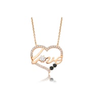 Gümüş Kalp Love Kadın Kolye CSR2180378