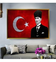 Altın Çerçeveli dekoratif tablo l493 (Gold)