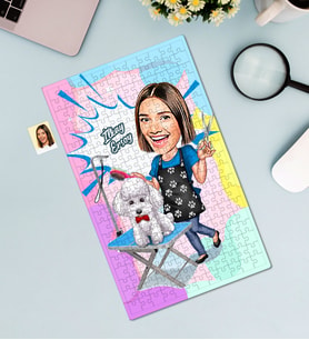 Kişiye Özel 240 Parça Karikatürlü Puzzle
