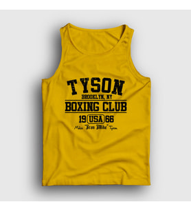 Presmono Unisex Sarı Boxing Club Mike Tyson Atlet 157772tt (Sarı)