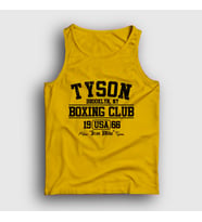 Presmono Unisex Sarı Boxing Club Mike Tyson Atlet 157772tt (Sarı)