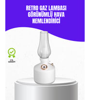 Lambası Görünümlü Ledli Buhar Püskürtücü Aroma Difüzör - Lisinya