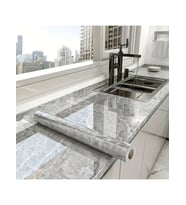 Mermer Desenli Sticker Folyo Atina Grisi 60CM*5MT (5343)
