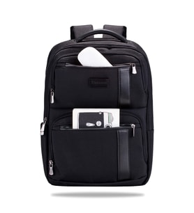 Classone BP-BS100 Business VIP B1 - Serisi 15.6' WTX Pro Su Geçirmez Kumaş Laptop Sırt Çantası-Siyah