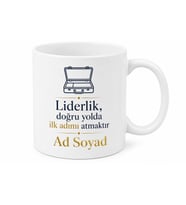 Müdüre Özel İsim Baskılı Kupa Bardak Hediye Müdür Günü Porselen Kupa