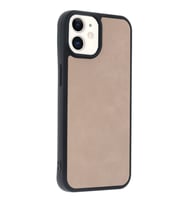 İphone 11 Kılıf Aras Deri Kapak - Pudra