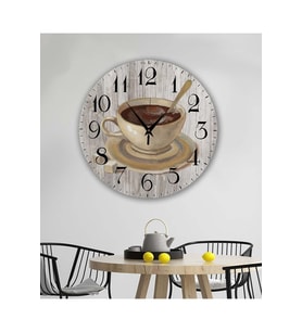 bilge Tasarım retro Duvar Saati 40 x 40 CM (Karışık)
