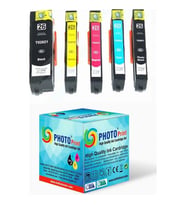 Photo Print®  Epson XP-600 26XL T2621-2631-2632-2633-2634 5 Renk Muadil Kartuş Seti (Çok Renkli)