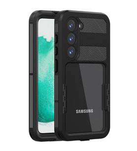 Microsonic Samsung Galaxy S23 Kılıf Waterproof 360 Full Body Protective Siyah