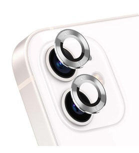 Microsonic Apple iPhone 12 Mini Tekli Kamera Lens Koruma Camı Gümüş