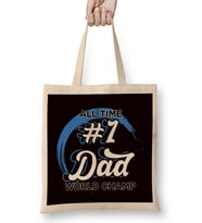 Best Dad Father Papa Daddy Poppa Stepdad Husband Fatherhood Bez Çanta Uzun Saplı