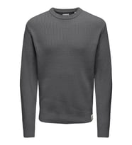 ONSFERGAL LIFE REG 7 RIB CREW KNIT