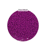 Fuşya Renk 4 mm Yaklaşık 1100 adet / 100 gram Cam Boncuk Oya Yazma Bileklik ve Kolye