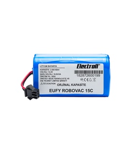 Eufy Robovac 15C Batarya (ORJİNAL KAPASİTE) 2600mAh Pil Akıllı Robot Süpürge Batarya Değişimi