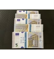 YENİ 500 ADET 5 EURO GEÇERSİZ EĞLENCE OYUN ŞAKA  DÜĞÜN PARASI
