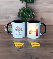 Fransızca Öğretmeni Kupa Bardak Siyah Fotoğraflı Öğretmenler Günü Hediyesi