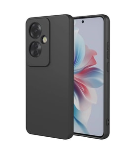 Oppo Reno 11f Kılıf First Silikon - Siyah