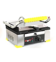 Ev Tipi 8 Dilim Elektrikli Saf Döküm Tost Makinesi  İnoks Sarı (Krom)