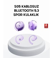 S05 Bluetooth 5.3 Kulaklık Ipx4 Su Geçirmez Hızlı Eşleşme Güçlü Stereo Ses