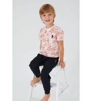 U.S. Polo Assn. 1358 Garson Flowered Erkek Çocuk Kısa Kol Pijama Takım
