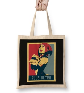 My Hero Academia Ochako Plus Ultra Political Anime Bez Çanta Uzun Saplı