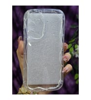 Samsung Galaxy A35 Uyumlu 3D Dalga Kenarlı Şeffaf Telefon Kılıfı