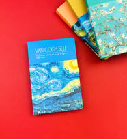 Van Gogh Tasarımlı Mıknatıs Kapaklı Defter BM-1211 (Turkuaz)