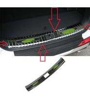 Hyundai Santa Uyumlu Fe 2006 2012 Arka Tampon Eşiği Krom Parça