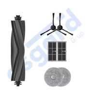 DREAME X30PRO-L10S PRO ULTRA-X30 ULTRA UYUMLU 1 Ana Fırça 2 Yan Fırça 2 Filtre 2 Mop