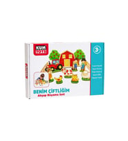 Benim Çiftliğim Ahşap Boyama Seti Kutulu 3+