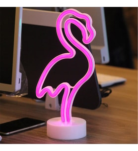 Flamingo Tasarımlı Neon Led  Lamba 32*15cm