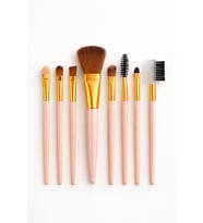 8 Adet Makyaj Fırça Seti Profesyonel Fondöten Pudra Allık Far Kaş Eyeliner Fırçası Yumuşak Kıllı Günlük ve Profesyonel Kullanım İçin Komple Makeup Brush Set