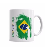 Drone Pilot Brasil Kupa Bardak Porselen