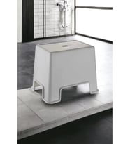 Lüx Banyo Taburesi 200 Kg Kapasite - Kaymaz Banyo Taburesi (Beyaz)