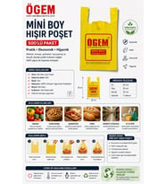 Ögem Mini Boy Hışır Poşet 500'lü