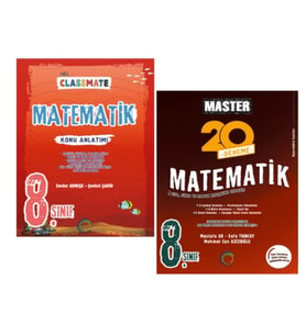 OKYANUS YAYINCILIK 8. Sınıf Classmate Matematik Konu Anlatımı + Master 20 Denemesi (2 Kitap)
