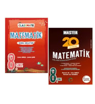 OKYANUS YAYINCILIK 8. Sınıf Classmate Matematik Konu Anlatımı + Master 20 Denemesi (2 Kitap)