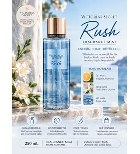 Victoria's Secret Rush Body Mist 250 ml – Ferah & Çiçeksi Kadın Vücut Spreyi