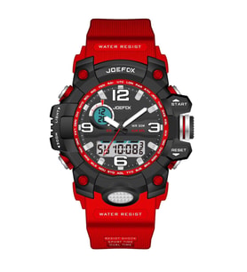 JO.G.S04 Kücük Kasa Digital&analog Kronmetre+takvim+alrm+aydınlatma 8-15 Yaş Arası Çocuk Saati (Turuncu)