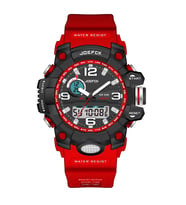 JO.G.S04 Kücük Kasa Digital&analog Kronmetre+takvim+alrm+aydınlatma 8-15 Yaş Arası Çocuk Saati (Turuncu)