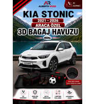 Kia Stonic 2021 - 2026 Araca Özel 3D Bagaj Havuzu